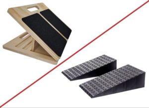 squat wedges vs slant board